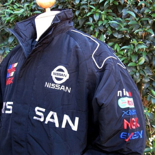 Nissan Sponsors Team Jacket new, sizes M to XXL, black