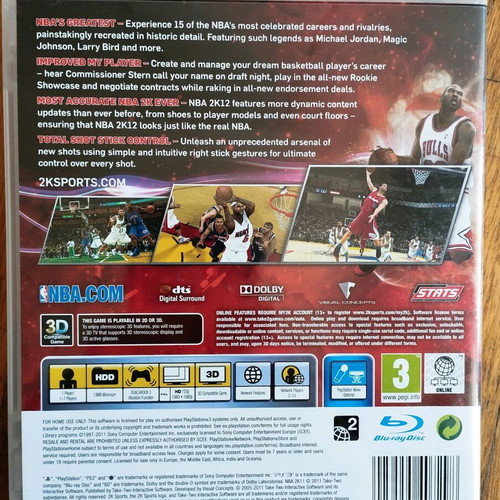 PS3 NBA 2k12 used, complete