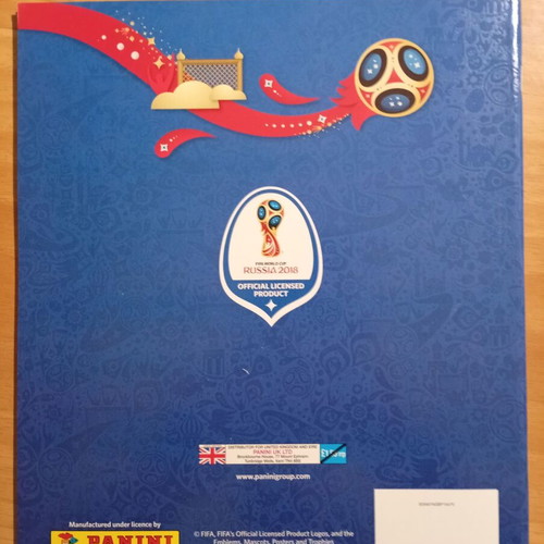 Panini World Cup Russia 2018 UK Edition Sticker Album used, empty