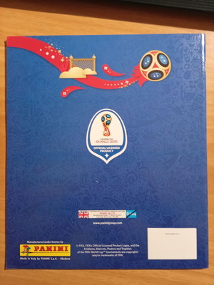 Panini World Cup Russia 2018 UK Edition Sticker Album used, empty