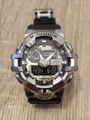 Casio G-Shock GM700 wristwatch like new, black, men's