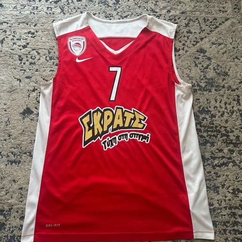 Olympiacos bc Spanoulis used boutique jersey size M