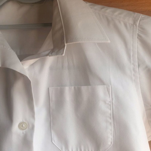 Marks & Spencer White Short Sleeve Shirt Like New For 9-10 Years