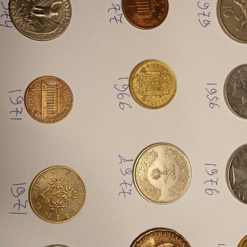 Foreign coins used, various countries, 1862-1903