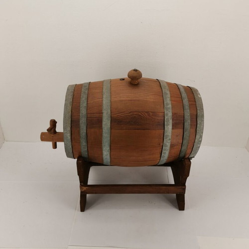 Wine barrel used for 1970s bar
