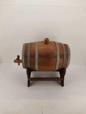 Wine barrel used for 1970s bar