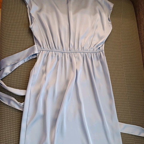 Maxi wrap dress blue Shein new, size M