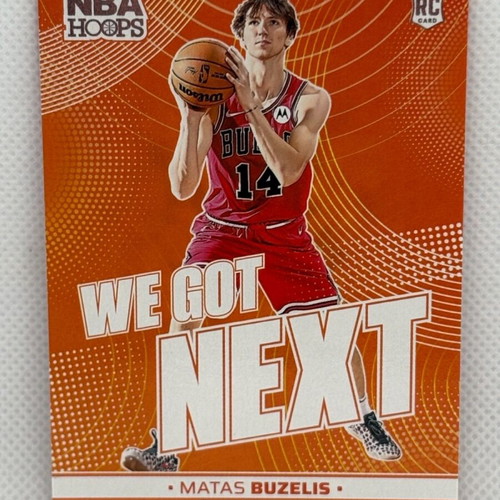 2024-25 Panini NBA Hoops We Got Next Matas Buzelis Chicago Bulls card near mint