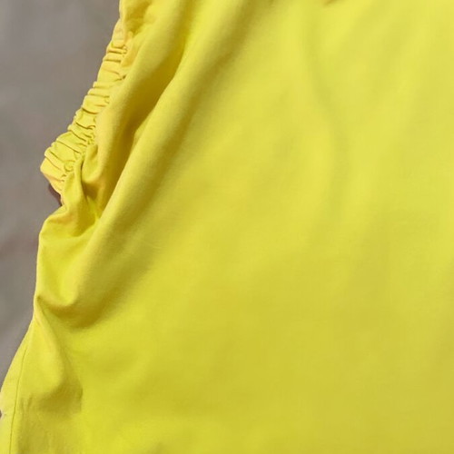 Rinascimento cotton blouse like new, yellow, one size