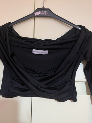Τοπ Mindyourstyle μαύρο σαν καινούργιο S/M αφόρετο