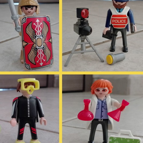 Playmobil figures pack of 4 like new