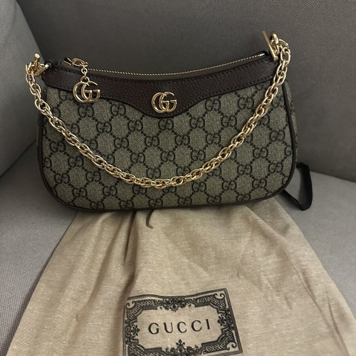 Gucci Ophidia χειρός τσάντα μεταχειρισμένη, μπεζ