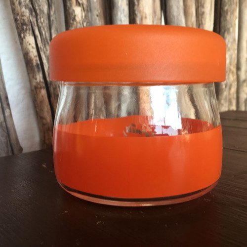 Amita glass jar made in Italy
