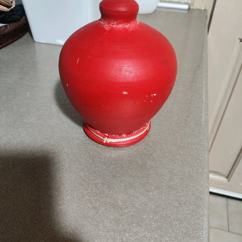 Clay piggy bank 25 years old