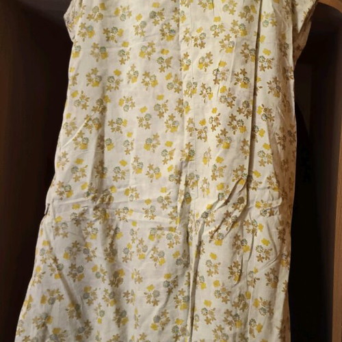 Helmi printed summer dress like new, size L, multicolored green