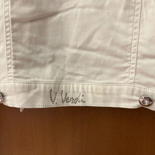 Victoria Verdi spring jacket like new, white, size M