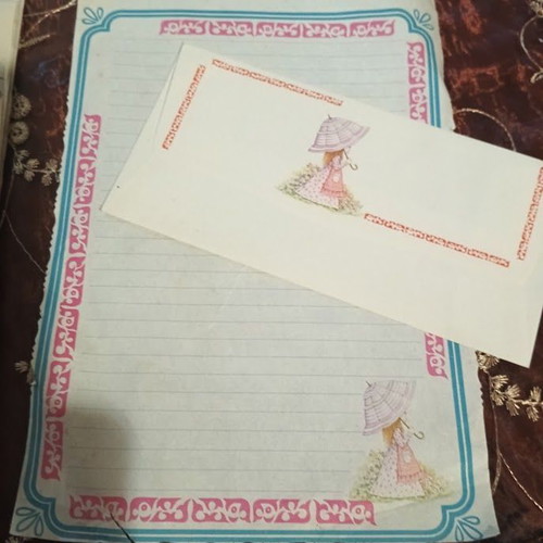 Mini pack of used letters from the 1980s