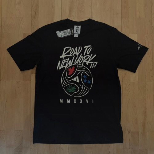Adidas World Cup T-shirt, black, size M