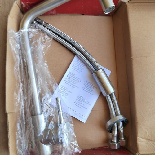 Acquanet Inox kitchen faucet new with installation accessories