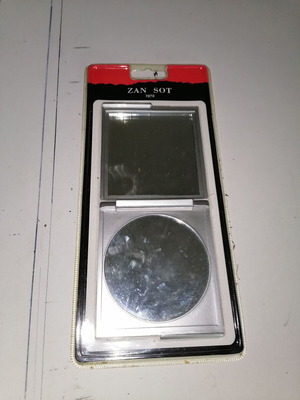 Compact mirrors new, set of 2 with case