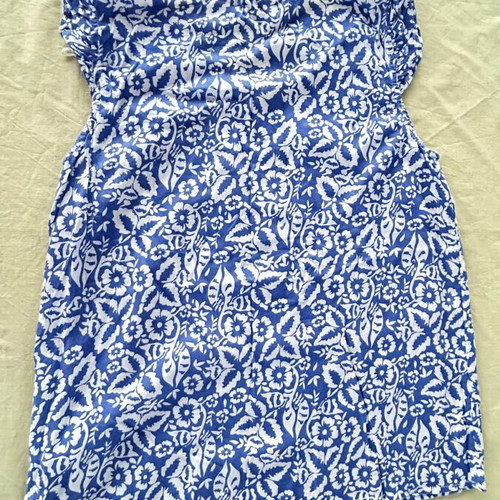 Palazzo pants and blouse set new, white and blue