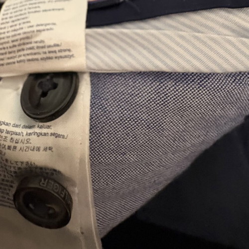 Tommy Hilfiger men's straight fit pants dark blue like new, size 30/34