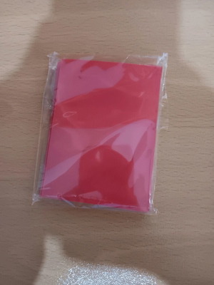 Card Sleeves red pack of 16 new