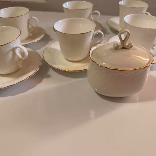 Rare vintage bone china set Ralitsa model like new