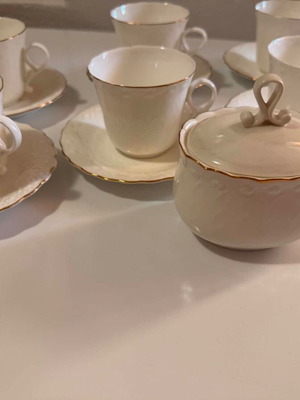 Rare vintage bone china set Ralitsa model like new