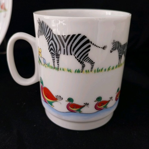 AK Kaiser VTG Germany children's dinner set 2pcs Animal Family