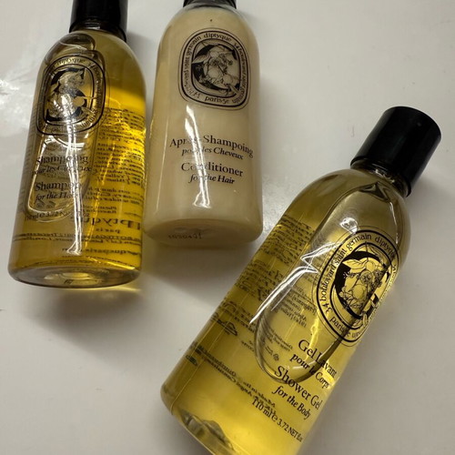 Diptyque shower gel, shampoo & conditioner
