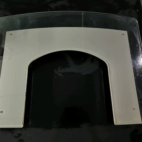 Chimney hood glass 70cm x 49cm like new