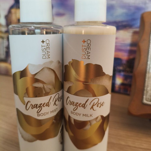Crazed Rose Body Mist and Body Milk like new