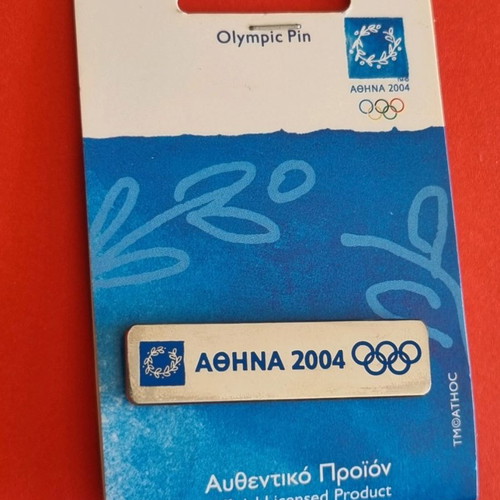 Olympic lapel pins used, set of 8, Athens 2004