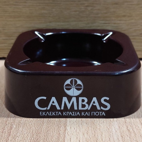 Cambas Wines old promotional plastic ashtray used