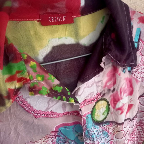 Creola 90s y2k blouse colorful, like new, size 42