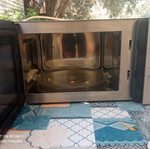 AEG Microwave Oven with Grill 900W Inox like new