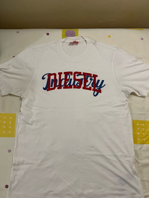 Diesel Industry short-sleeve shirt like new, white, size L