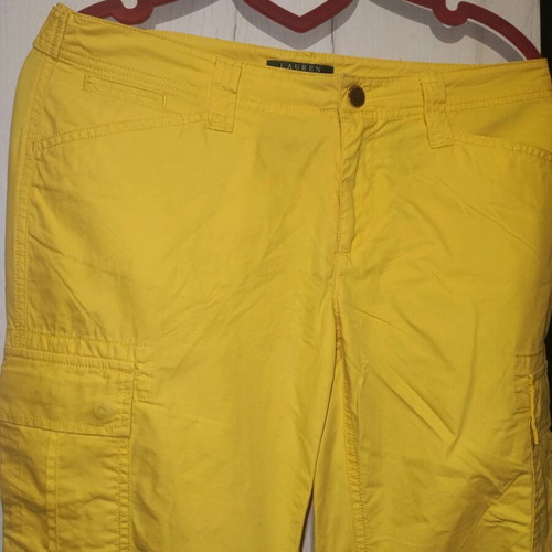 Ralph Lauren women's pants size L like new, yellow
