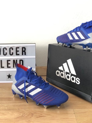 Adidas Predator 19.1 нови сини футболни обувки номер 42 2/3