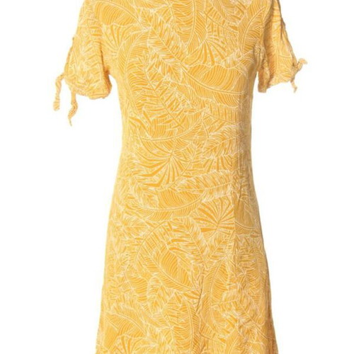 Amichi Mini Dress Medium 38 10 New Mustard Color