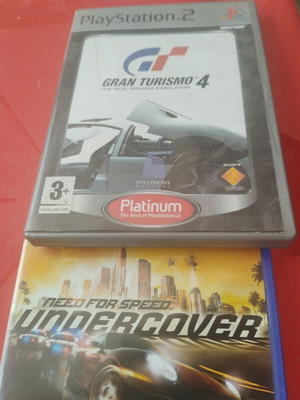 Need for Speed Undercover и Gran Turismo 4 PS2 игри употребявани