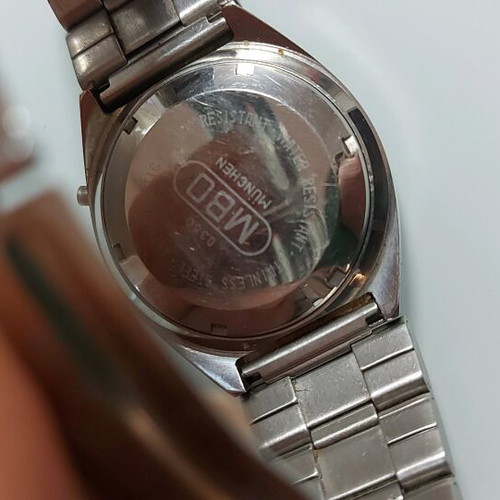 MBO Vintage Digital Men's Watch 1975 Germany like new, stainless steel