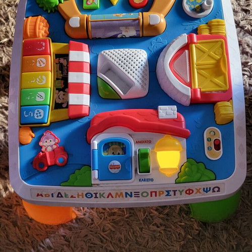 Activity table for toddlers with sounds