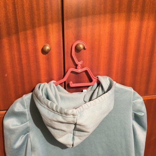 Mint hoodie sweatshirt used with fleece lining, size M