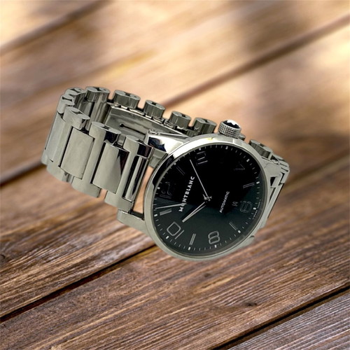 Mont Blanc Automatic 42mm σαν καινούργιο με ζαφείρι κρύσταλλο και κουτί