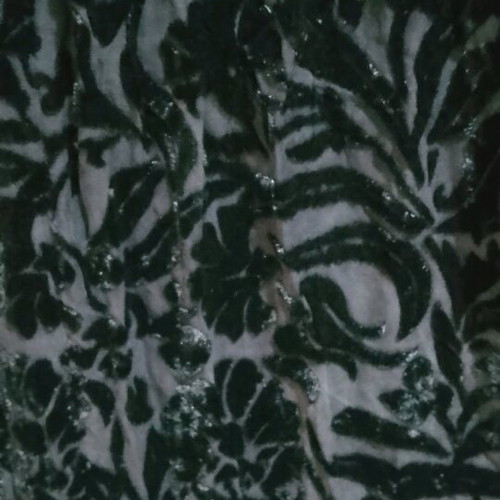 Morgan black one-piece jumpsuit like new with velvet details