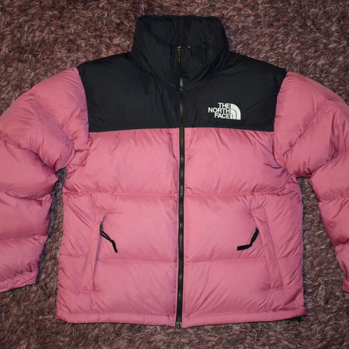 The North Face 96 Retro Nuptse men's jacket used, size M, black and pink