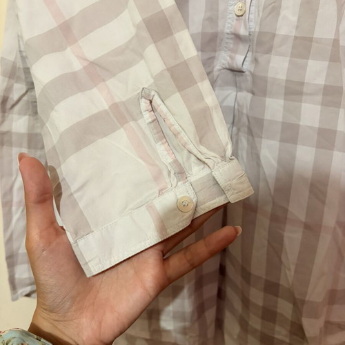 Burberry Brit Pastel Check Tunic Shirt like new, women's M