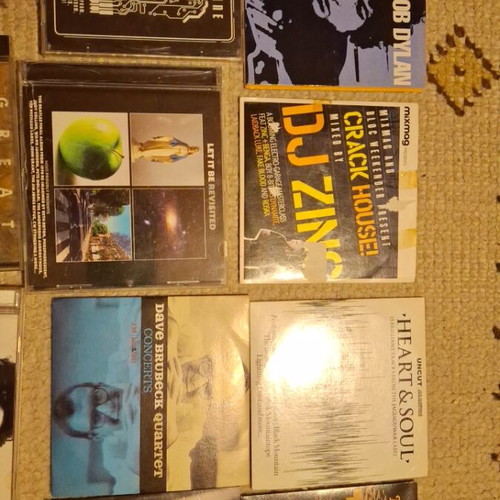 CDs used, assorted music collection